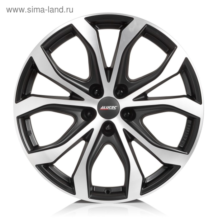 фото Диск литой alutec w10 8.5x19 5x112 et45 d66.5 racing black front polished