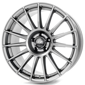 

Диск литой OZ Superturismo Dakar 11x21 5x130 ET60 d71.56 Matt Graphite Silver Lettering