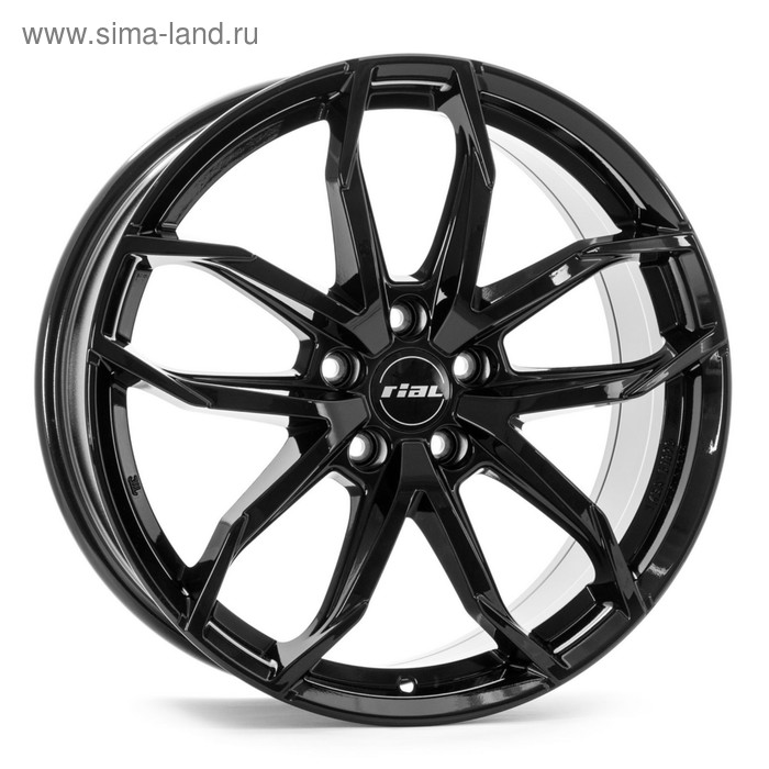 фото Диск литой rial lucca 6.5x17 4x100 et49 d54.1 diamond black