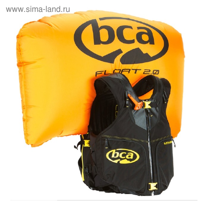 фото Жилет защитный с лавинным рюкзаком bca float mtnpro 2.0, размер m-l, чёрный, жёлтый