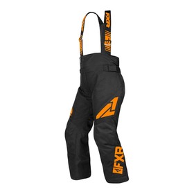 Штаны FXR Clutch с утеплителем, размер L, чёрный, оранжевый Ош
