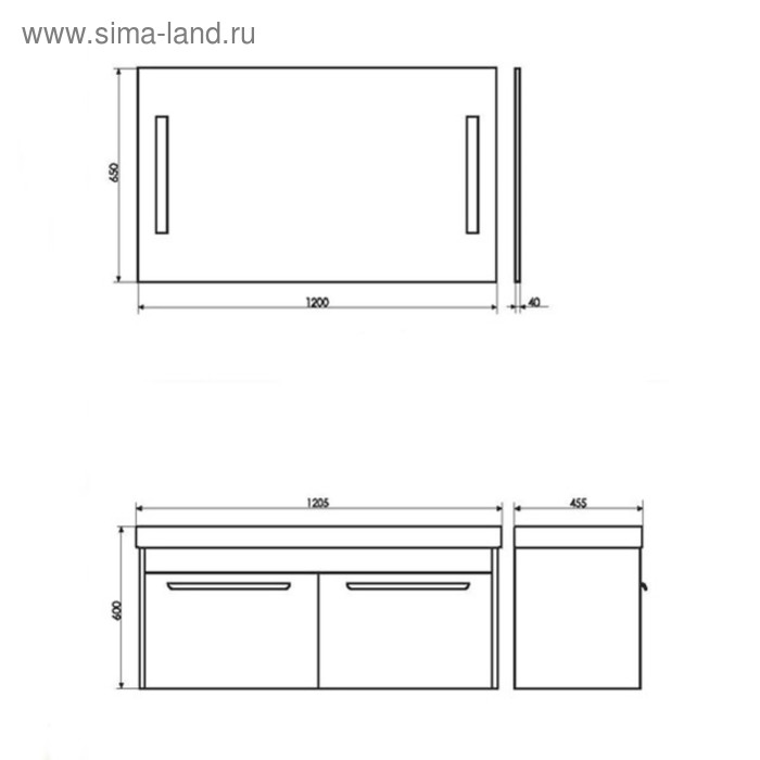 

Зеркало COMFORTY «Жасмин-120» светодиодная лента, сенсор, 1200x650