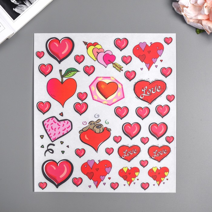 Натирка "Сердечки"