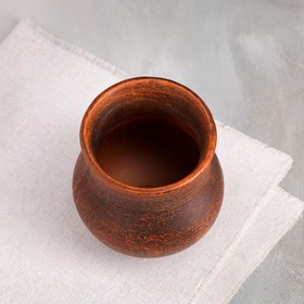 

Стакан "Гладкий", красная глина, 0.5 л