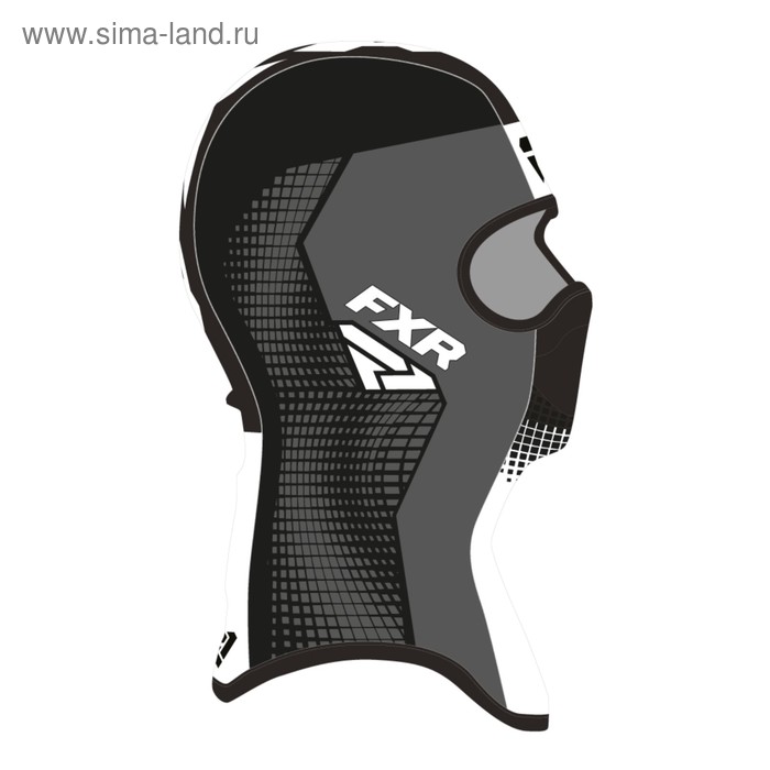 фото Балаклава fxr shredder tech, размер s, чёрный, серый, белый