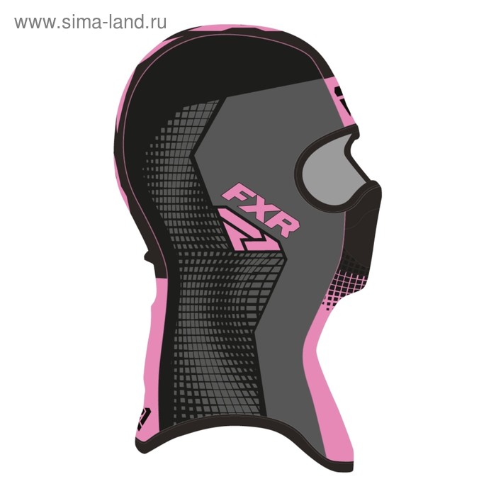 Балаклава FXR Shredder Tech, размер L, чёрный, серый, розовый