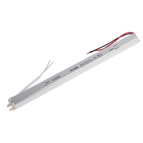 Блок питания д/светодиодной ленты Ecola LED strip Power Supply, 50Вт, 12В, длинный, тонкий
