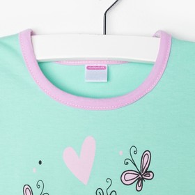

Комплект для девочки Hippo, цвет бирюзовый, рост 86-92 см