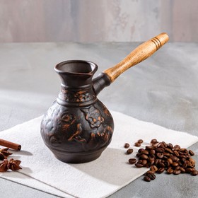 

Турка для кофе "Дива", красная глина, 0.4 л