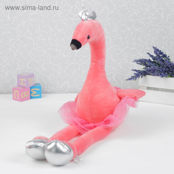 

Мягкая игрушка «Фламинго», юбочка в сетку, цвета МИКС