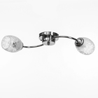 Люстра "Отилия" 2х60Вт Е27 хром 50х23х18 см.