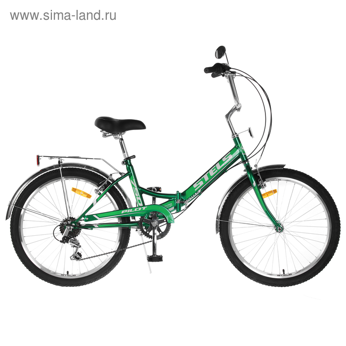 

Велосипед 24" Stels Pilot-750, Z010, цвет зелёный, размер 14"