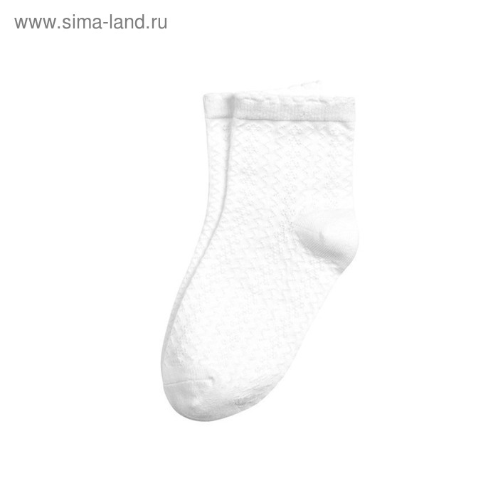 Носки детские, размер 12-14 см, цвет белый