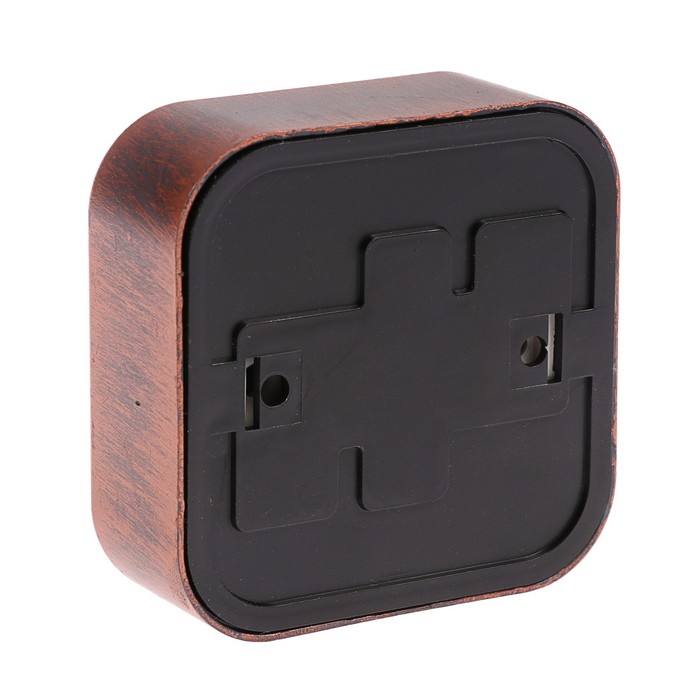 Выключатель "Элект" VA 16-131-ЧМ, 6 А, 1 клавиша, наружный, цвет черный под медь