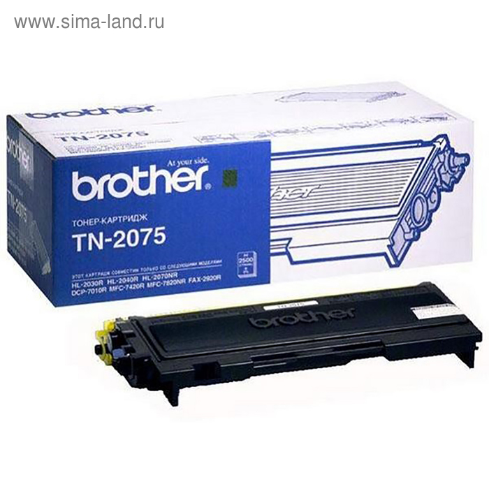 

Картридж Brother TN2075 для HL-2030R/2040R/2070NR (2500k), черный