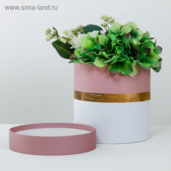 

Коробка подарочная круглая, упаковка, «Пантон 04», 16 х 16 см