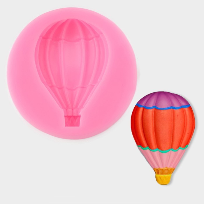 Силиконовый молд «Воздушный шар», d=7,5 см, цвет МИКС молд силикон воздушный шар 1х9х6 5 см