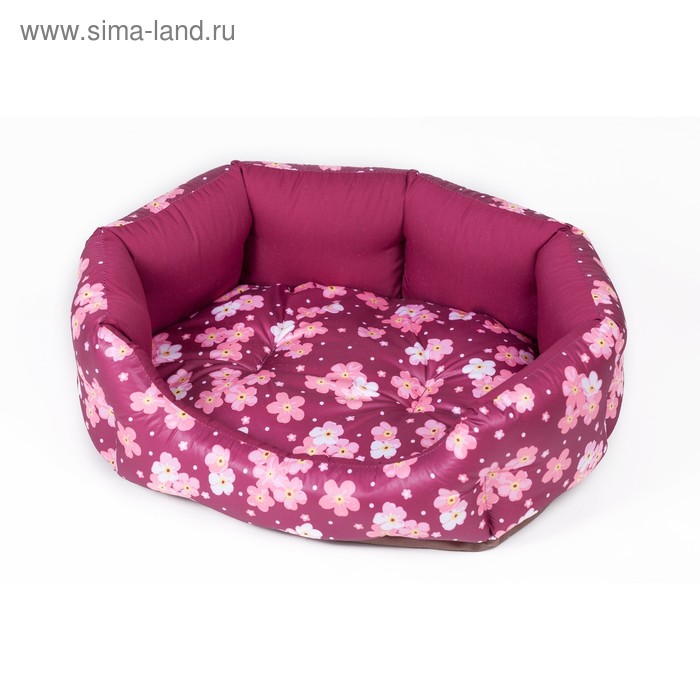 

Лежанка манчестер "Фиалка" №3, 63 х 55 х 18 см, бордовая