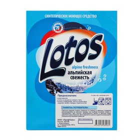 

Стиральный порошок Lotos Альпийская свежесть автомат, 350 г