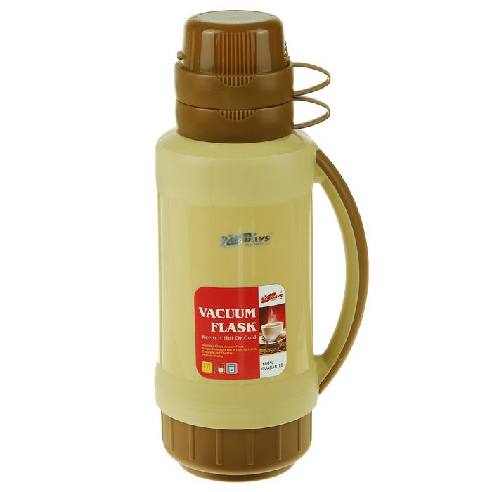 Термос с ручкой «Классический», 1.8 л, 2 кружки, 6-8 ч, микс