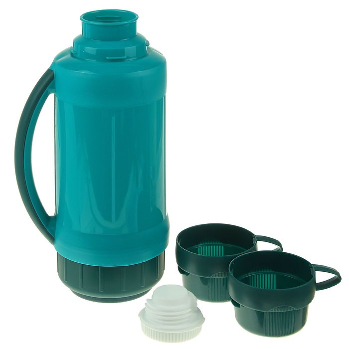 Термос с ручкой «Классический», 1.8 л, 2 кружки, 6-8 ч, микс