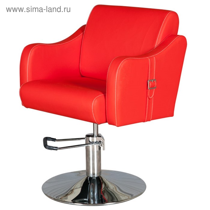 Парикмахерское кресло MANZANO (гидравлика), Sorento, цвет красный парикмахерское кресло manzano гидравлика perfetto primo цвет шоколадный