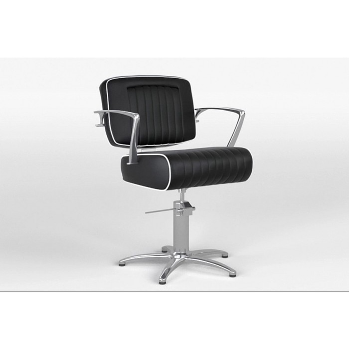 Парикмахерское кресло MANZANO (гидравлика), Fiato 72, цвет чёрный цена и фото