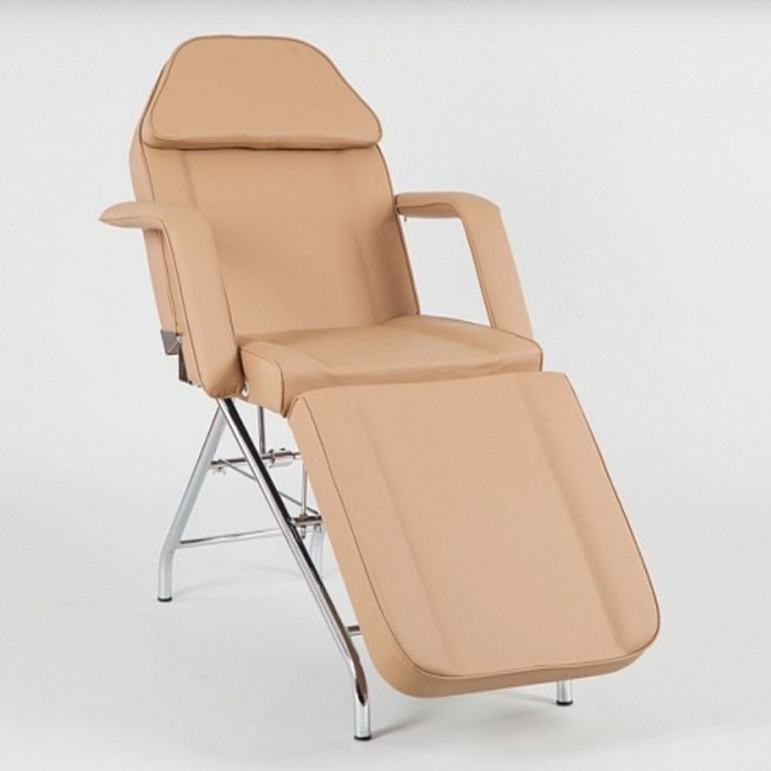 Косметологическое кресло SD-3560, механика, цвет светло-коричневый