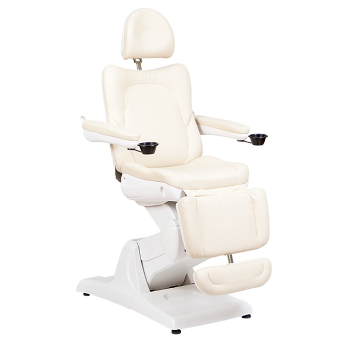 Косметологическое кресло SD-3870А, 3 мотора, цвет слоновая кость