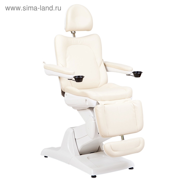Косметологическое кресло SD-3870А, 3 мотора, цвет слоновая кость
