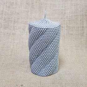 

Свеча "Жемчужная витая" серебро 7,5х13,5