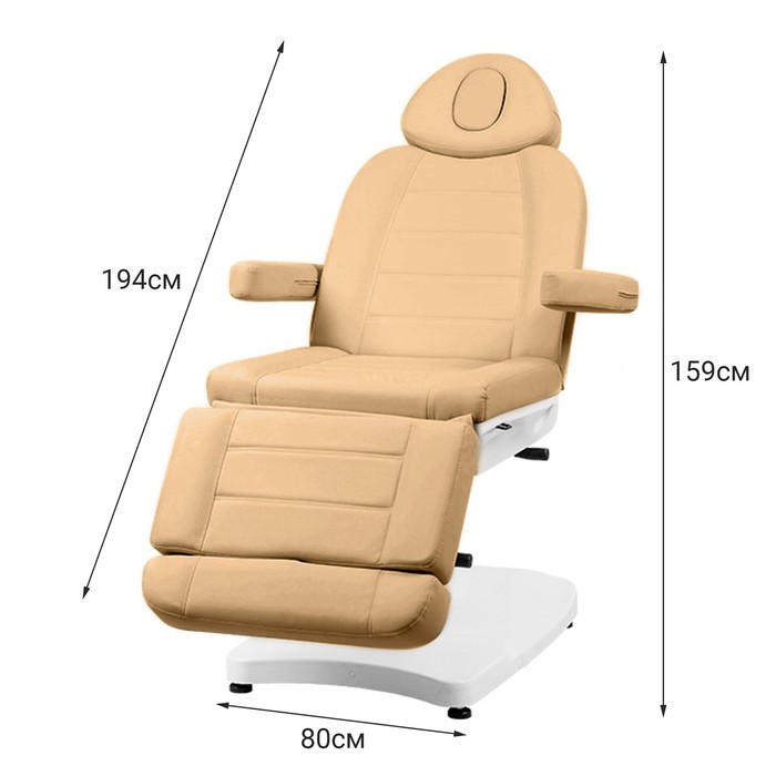 фото Косметологическое кресло sd-3803a, 2 мотора, цвет светло-коричневый