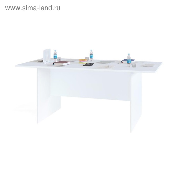 Стол для переговоров, 1800 × 900 × 750 мм, цвет белый
