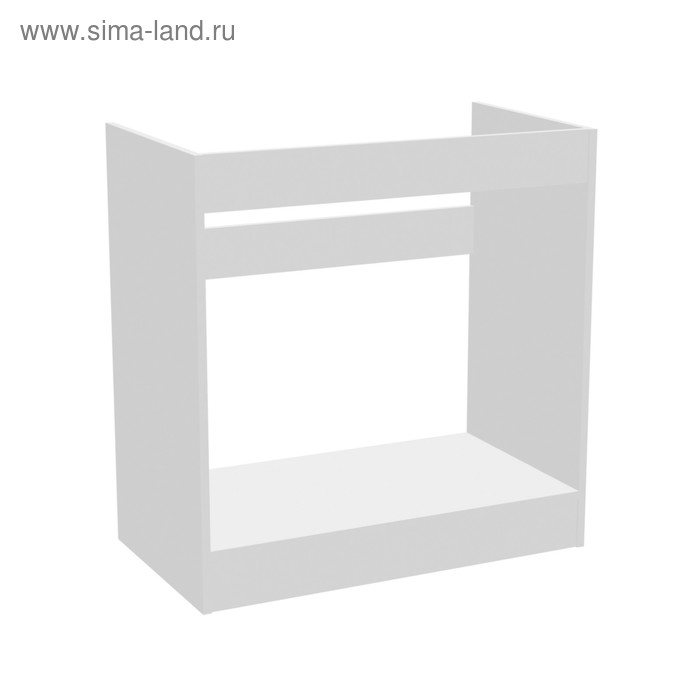 Стол под накладную мойку, 800 × 462 × 820 мм, цвет белый / венге