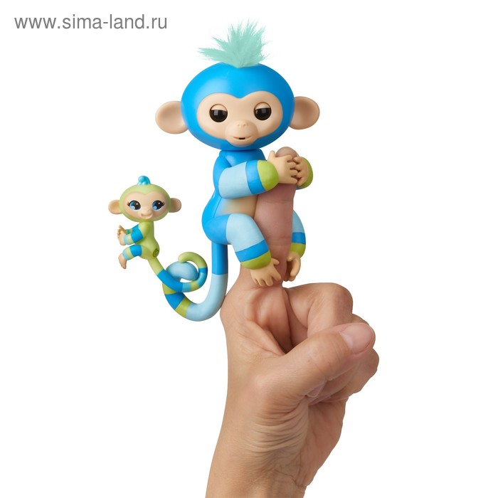 Интерактивная игрушка «Обезьянка Билли», с малышом, 12 см