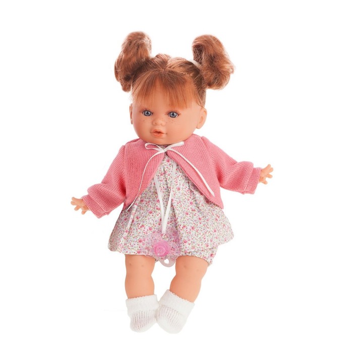 Кукла ANTONIO JUAN «Монси», в розовом, плачущая, 30 см