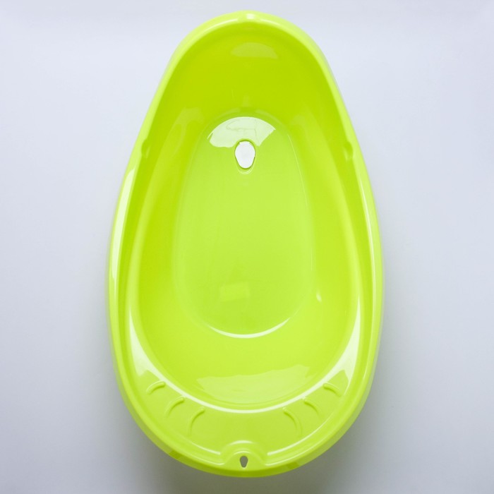 Ванночка «Буль-Буль», со сливом, 84,5 см., цвет лайм, ковш МИКС