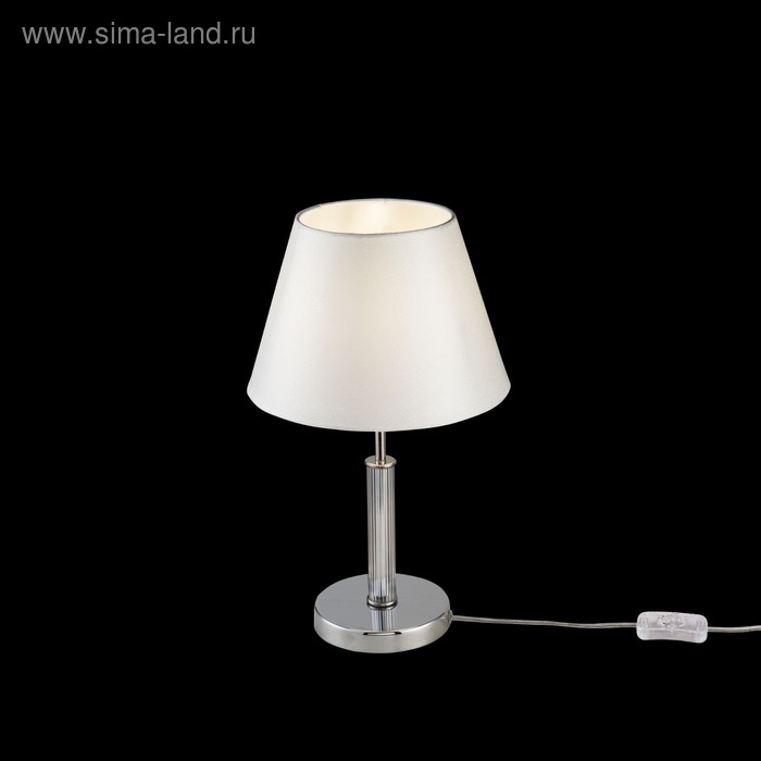 Настольная лампа Clarissa 1x40Вт E14 хром