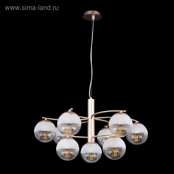 Люстра Ostin 9x40Вт E14 золото