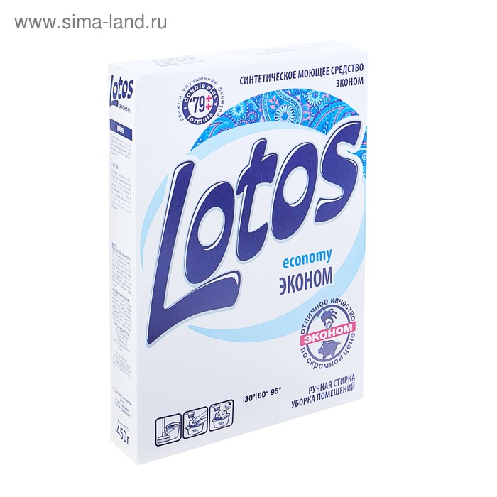 

Стиральный порошок Lotos "Эконом", универсальный, 450 г