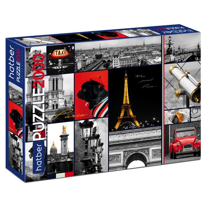 

Пазл I love Paris, 2000 элементов