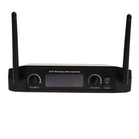 

Беспроводная микрофонная система Ritmix RWM-222, 105 дБ, 40-18000 Гц, радиус до 50 м,черная