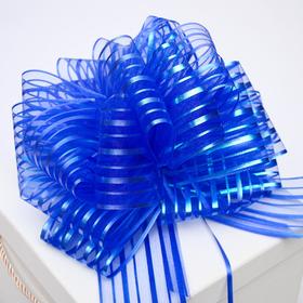 Бант-шар №10 "Полоски", цвет синий от Сима-ленд