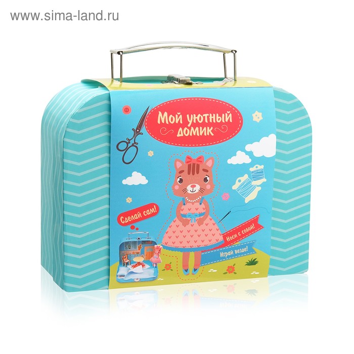 фото Игровой набор для детского творчества мой уютный домик «кошечка», микс