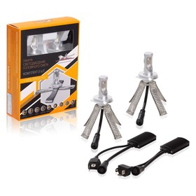 

Лампа H4 LED кмпл 2шт. светодиодная 12В 2x18Вт 6500К 5000Лм белая PREMIUM
