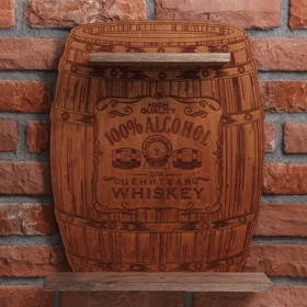

Полка под алкоголь 100% Alcohol, 40 × 48.3 × 15 см