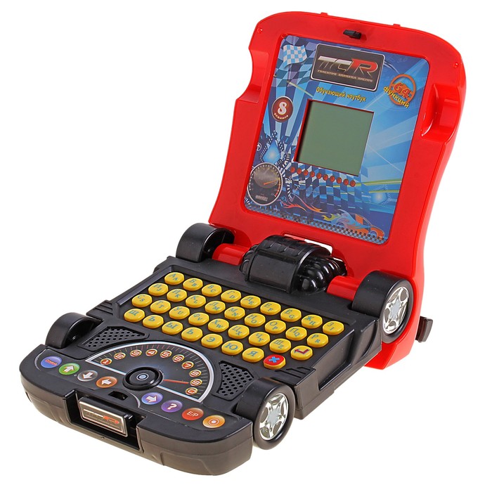 Компьютер обучающий "Всезнайка", изучение букв, цифр, 8 режимов, МИКС