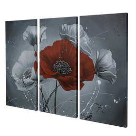 

Картина модульная на подрамнике "Мак" 99x65 см. (3-33х65)