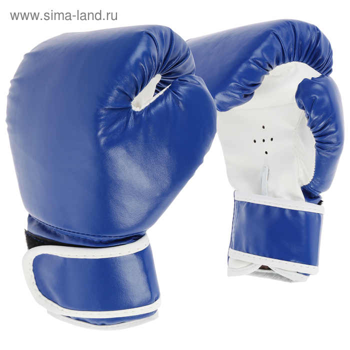 Перчатки боксёрские детские, цвет синий перчатки боксёрские детские цвет чёрный
