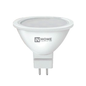 Лампа светодиодная IN HOME, MR16, 6 Вт, GU5.3, 525 Лм, 4000 К, дневной белый